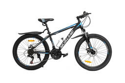 Велосипед Nasaland 4023M 24 р.15 4023M черный/синий черный/синий